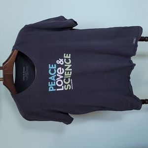 Life is Good XXL PEACE/LOVE/SCIENCE t-shirt